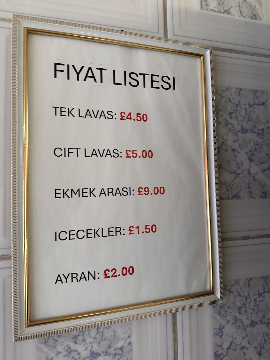 Durak Tantuni Menu - Image 2